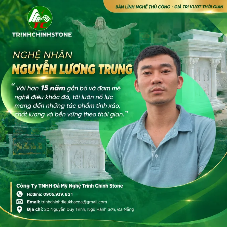 Nghệ nhân Nguyễn Lương Trung - hơn 15 năm kinh nghiệm