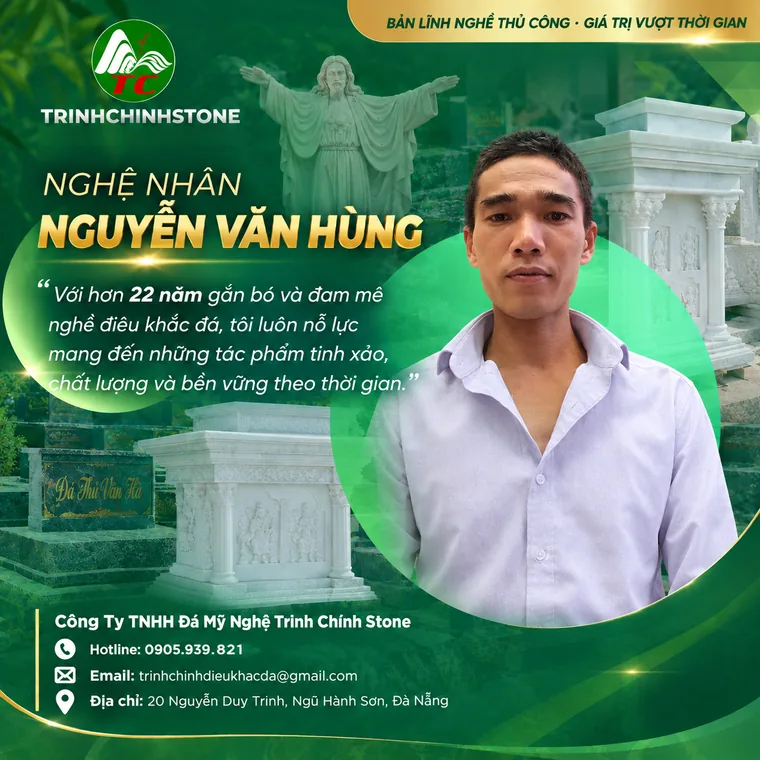 Nghệ nhân Nguyễn Văn Hùng - hơn 22 năm kinh nghiệm